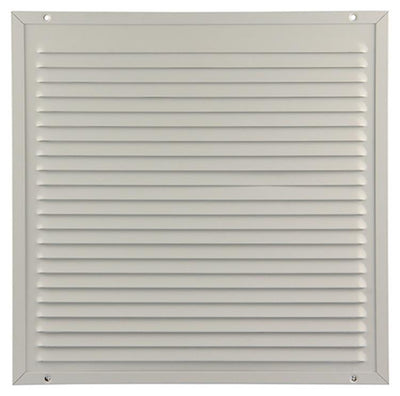 Renson 1006354 - schoepenrooster + kader + mug.opbouw 437 ral9010 300x300mm | 2 stuks