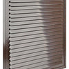 Renson 1006355 - schoepenrooster + kader + mug.opbouw 437 ral8019 300x300mm | 2 stuks