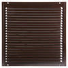 Renson 1006355 - schoepenrooster + kader + mug.opbouw 437 ral8019 300x300mm | 2 stuks