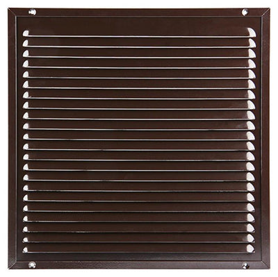 Renson 1006355 - schoepenrooster + kader + mug.opbouw 437 ral8019 300x300mm | 2 stuks
