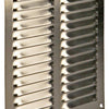 Renson 1006359 - schoepenrooster vlak 438 inox 200x200mm | 5 stuks