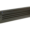 Renson 1006216 - deurrooster 461 alu ral 8019 425x76mm | 2 stuks