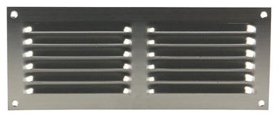 Renson 1006361 - schoepenrooster vlak 438 inox 250x100mm | 5 stuks