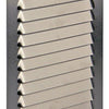 Renson 1006302 - schoepenrooster vlak alu f1 150x200mm | 10 stuks