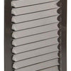 Renson 1006304 - schoepenrooster vlak alu ral 8019 150x200mm | 10 stuks