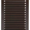 Renson 1006304 - schoepenrooster vlak alu ral 8019 150x200mm | 10 stuks