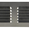 Renson 1006305 - schoepenrooster vlak alu f1 250x100mm | 10 stuks