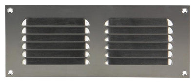 Renson 1006305 - schoepenrooster vlak alu f1 250x100mm | 10 stuks