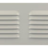 Renson 1006306 - schoepenrooster vlak alu ral 9010 250x100mm | 10 stuks