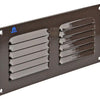 Renson 1006307 - schoepenrooster vlak alu ral 8019 250x100mm | 10 stuks