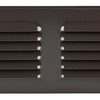 Renson 1006307 - schoepenrooster vlak alu ral 8019 250x100mm | 10 stuks