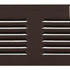Renson 1006307 - schoepenrooster vlak alu ral 8019 250x100mm | 10 stuks