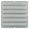 Renson 1006309 - schoepenrooster vlak alu ral 9010 250x250mm | 10 stuks