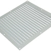 Renson 1006309 - schoepenrooster vlak alu ral 9010 250x250mm | 10 stuks