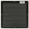 Renson 1006310 - schoepenrooster vlak alu ral 8019 250x250mm | 10 stuks