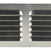 Renson 1006311 - schoepenrooster vlak alu f1 300x100mm | 10 stuks