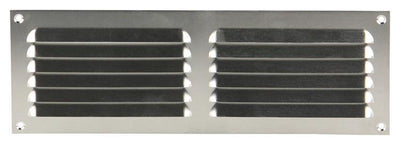 Renson 1006311 - schoepenrooster vlak alu f1 300x100mm | 10 stuks