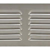 Renson 1006311 - schoepenrooster vlak alu f1 300x100mm | 10 stuks