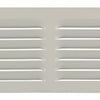Renson 1006312 - schoepenrooster vlak alu ral 9010 300x100mm | 10 stuks
