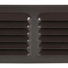 Renson 1006313 - schoepenrooster vlak alu ral 8019 300x100mm | 10 stuks