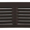 Renson 1006313 - schoepenrooster vlak alu ral 8019 300x100mm | 10 stuks