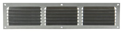 Renson 1006315 - schoepenrooster vlak alu f1 400x100mm | 10 stuks