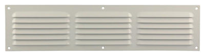 Renson 1006316 - schoepenrooster vlak alu ral 9010 400x100mm | 10 stuks