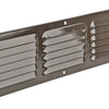 Renson 1006317 - schoepenrooster vlak alu ral 8019 400x100mm | 10 stuks