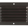 Renson 1006317 - schoepenrooster vlak alu ral 8019 400x100mm | 10 stuks