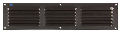 Renson 1006317 - schoepenrooster vlak alu ral 8019 400x100mm | 10 stuks