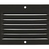 Renson 1006317 - schoepenrooster vlak alu ral 8019 400x100mm | 10 stuks