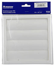 Renson 1006374 - dampkaprooster opbouw 733 pvc ral 9010 187x187mm | 2 stuks - afbeelding 4