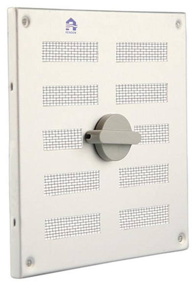 Renson 1006324 - regelbare rooster opb. 4037 alu f1 155x155mm | 2 stuks