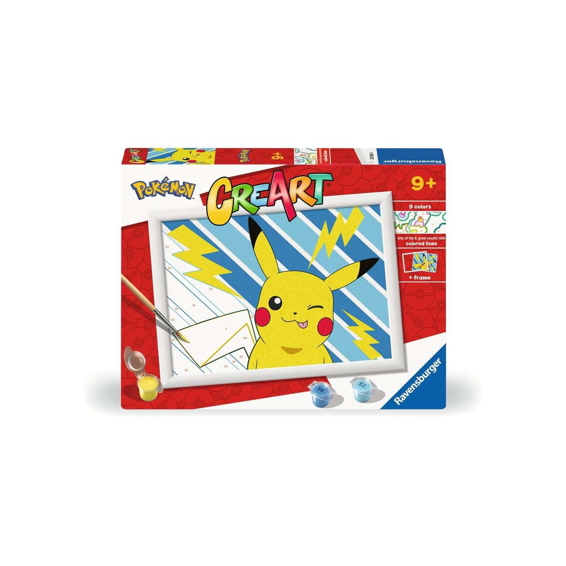 Ravensburger creart schilderen op nummer - pokémon pikachu