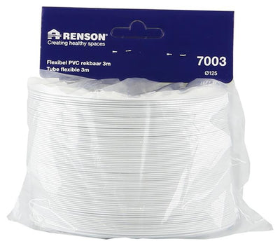 Renson 1006393 - pvc flexibel 7003 wit ø 125 3m | 3 stuks