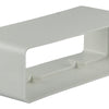 Renson 1006399 - pvc verbindingsstuk 7008 wit 110x55mm | 4 stuks