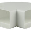 Renson 1006405 - pvc hoekverbinding hor.90° 7016 wit 110x55mm | 3 stuks