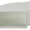 Renson 1006405 - pvc hoekverbinding hor.90° 7016 wit 110x55mm | 3 stuks