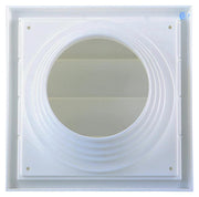 Renson 1006385 - dampkaprooster 4 klep 742 dia pvc ral 9010 ø100-130 | 2 stuks - afbeelding 4