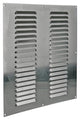 Renson 1006318 - schoepenrooster vlak alu f1 400x400mm | 5 stuks