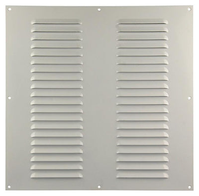 Renson 1006319 - schoepenrooster vlak alu ral 9010 400x400mm | 5 stuks