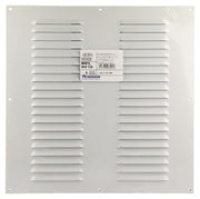 Renson 1006319 - schoepenrooster vlak alu ral 9010 400x400mm | 5 stuks - afbeelding 4