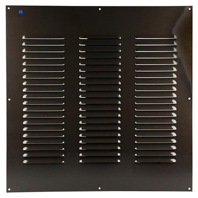 Renson 1006323 - schoepenrooster vlak alu ral 8019 500x500mm | 5 stuks