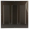 Renson 1006323 - schoepenrooster vlak alu ral 8019 500x500mm | 5 stuks