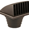 Renson 1006384 - dampkaprooster 1 klep 741 dia pvc ral 8019 ø100-130 | 2 stuks
