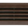 Renson 1006388 - deurrooster 761 pvc ral 8019 450x90mm | 2 stuks