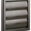 Renson 1006373 - dampkaprooster opbouw 733 pvc ral 8019 154x154mm | 2 stuks