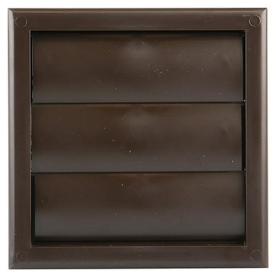 Renson 1006373 - dampkaprooster opbouw 733 pvc ral 8019 154x154mm | 2 stuks