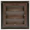Renson 1006373 - dampkaprooster opbouw 733 pvc ral 8019 154x154mm | 2 stuks