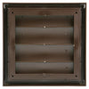 Renson 1006375 - dampkaprooster opbouw 733 pvc ral 8019 187x187mm | 2 stuks
